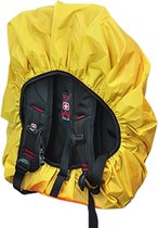 Waterdichte regenbescherming voor schooltassen en rugzak, signaalkleur, met elastiek, regenhoes, veiligheidshoes, beschermhoes, regenhoes, geel