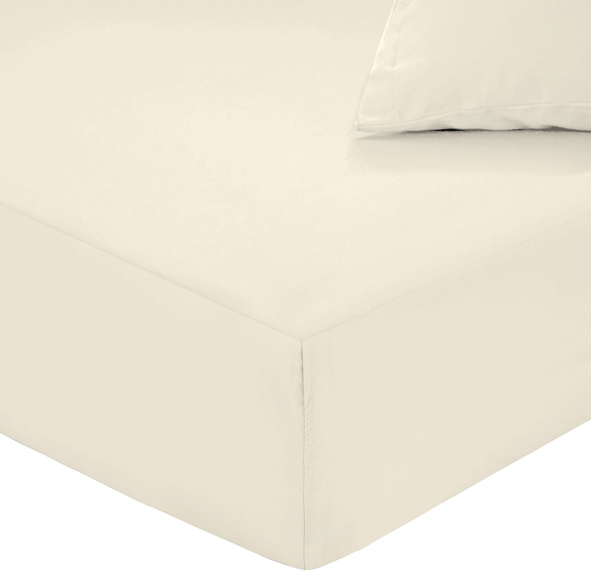 Hoeslaken - Lekker Snoozen - Jersey Katoen - 200 x 200 - Beige