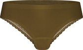 Secrets brazilian met kant olive green voor Dames | Maat L