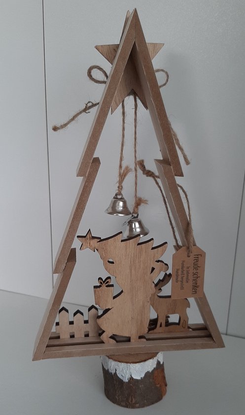 COM-FOUR® 2x Kerstster om op te hangen