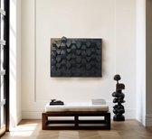 Blocks, 3D houten blokken schilderij - abstract kunst