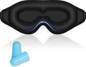 Masque de sommeil pour hommes – Lunettes de sommeil 3D pour femme, masque de nuit confortable, couverture oculaire réglable et bloque la lumière pour la méditation/les voyages
