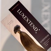 LUXEXTEND Keratin Hair Extensions #8 | U Tip | 60 CM | 100 Stuks | 100 gram | Luxury Hair A+ | Human Hair Keratin | Remy Sorted & Double Drawn | Extensions Blond| Extensions Human Hair| Echt Haar | Wax Extensions| Haarverlenging