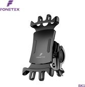 Fonetex Stabiele Fietsbeugel: Afneembare Houder, Complete Set voor Veilig Rijden, Anti-Tril, 360° Rotatie!