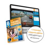 Auto Theorieboek Rijbewijs B 2023 en 2024 Compact - 3 Maanden Onbeperkt Oefenen - 2500 Oefenvragen en 60 Examens - VekaBest