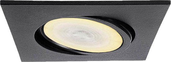 Tapis LED - Spot encastrable Zwart - Dimmable - 5 watts - 350 Lumen - 2200-6500 Kelvin - White et Couleur - IP21 Antipoussière