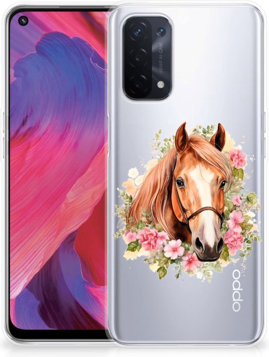 TPU Hoesje geschikt voor OPPO A74 5G | A54 5G Paard