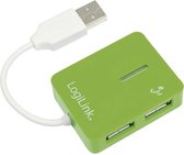 LogiLink UA0138 USB 2.0-hub 4 poorten Groen