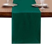 Hoogwaardige tafelloper groen 33 x 180 cm tafellinnen effen effen onderhoudsvriendelijk collectie vivid, kleur en grootte naar keuze HLRZQ20220508