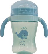 Bo Jungle - Drinkbeker kinderservies - antilekbeker 360° - 240 ml - Met handgrepen en deksel - Little Wally 360° Drinking Cup
