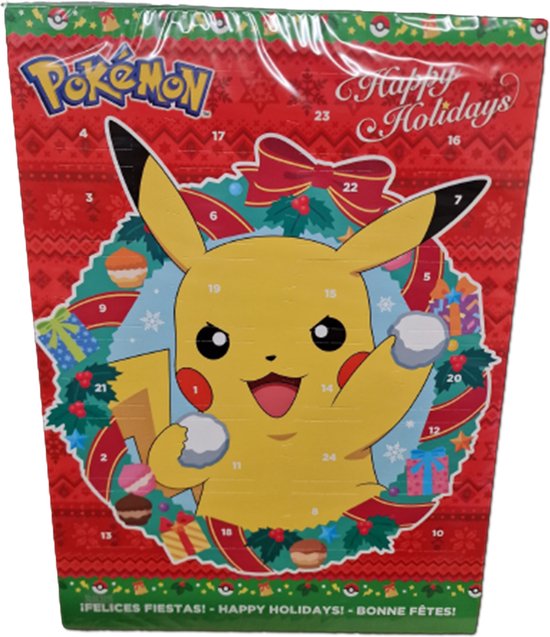 Pokemon adventskalender 2023 - Kinderen - Pikachu - 24 stukjes