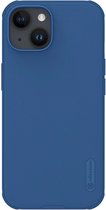 Geschikt voor Nillkin Apple iPhone 15 Super Frosted Shield Hoesje - Blauw