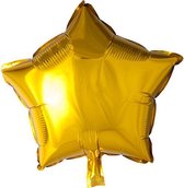 Folieballon Ster Goud, 43 cm