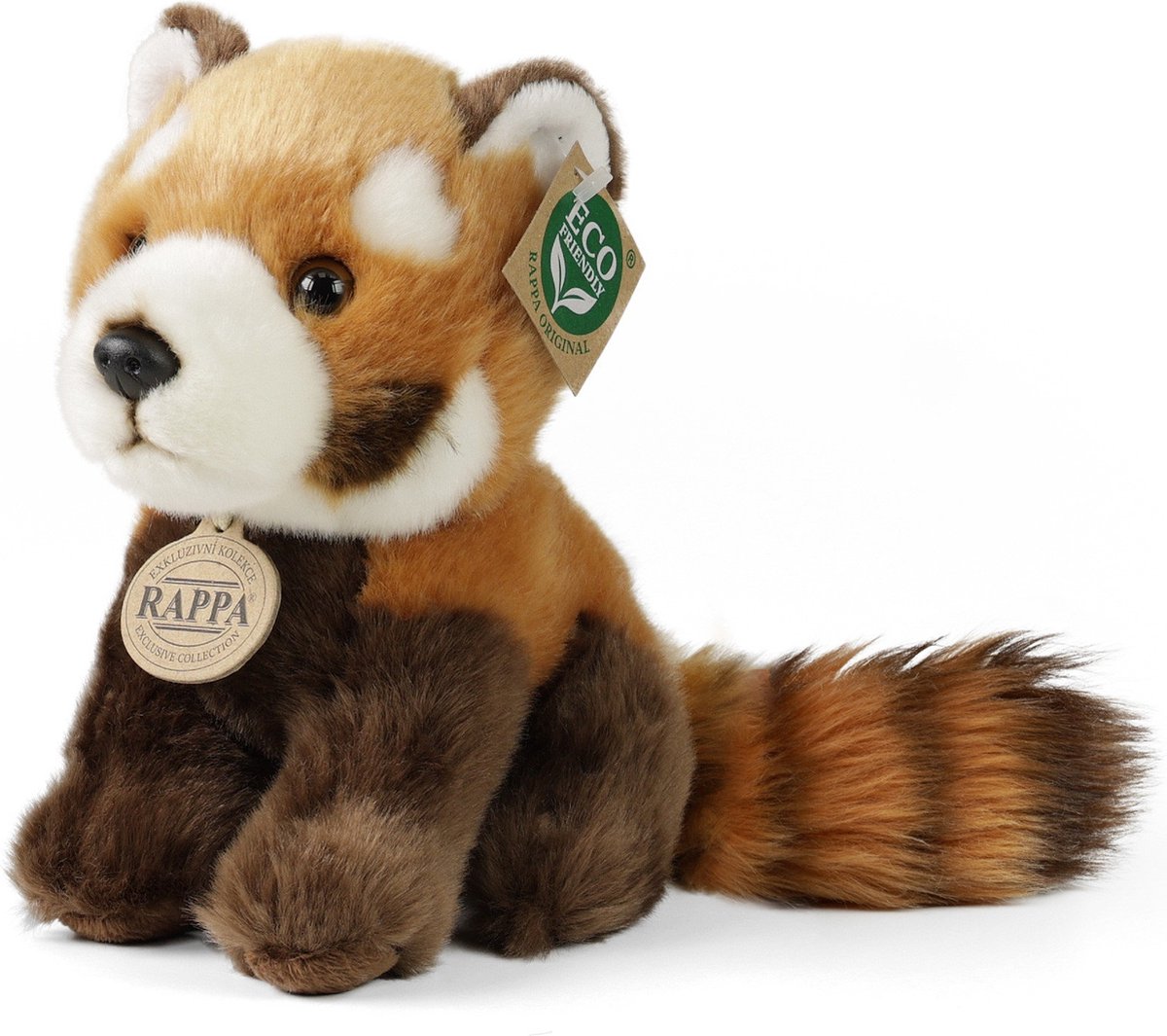Pluche rode panda 18 cm ECO-VRIENDELIJK