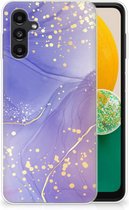 Hoesje maken geschikt voor Samsung Galaxy A13 | A04s Watercolor Paars