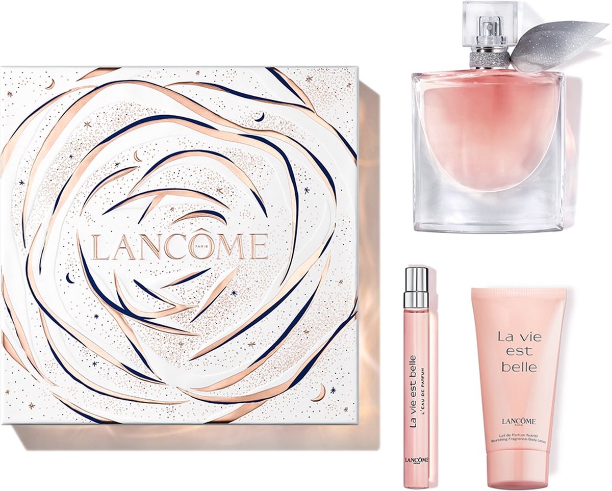 Goedkoopste LANCÔME La Vie Est Belle Eau de Parfum 50ml Body Lotion 50ml Travel Spray 10ml