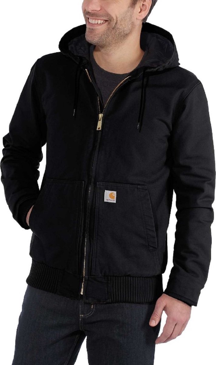 Carhartt Duck Active Zwart Werkjas Heren Size : XL