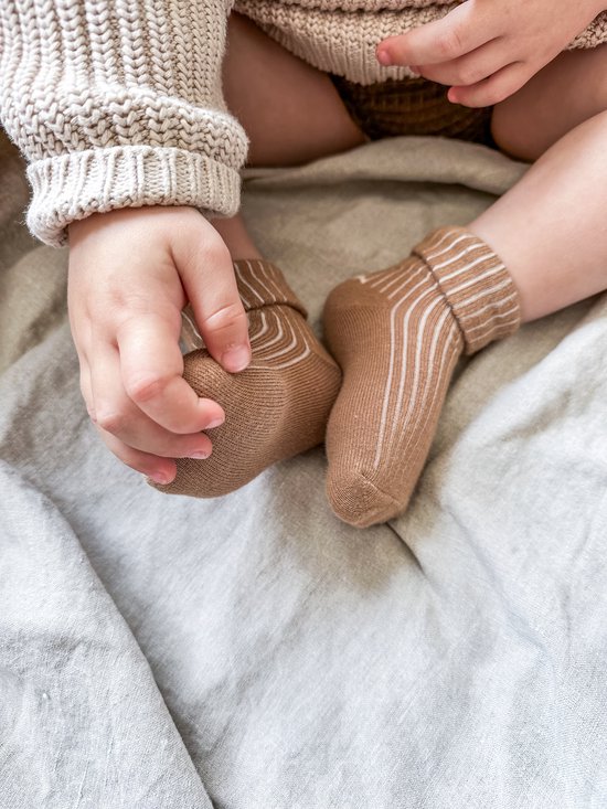 Sticky socks - babysokjes niet - 100% biologisch katoen - antislipzone
