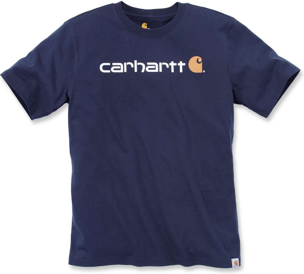 Carhartt Herren T-Shirt Core Logo T-Shirt S/S -XXL Blauw