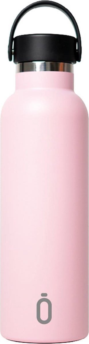 Runbott Roestvrijstalen Fles Met Keramische Coating - 600ml - Pink