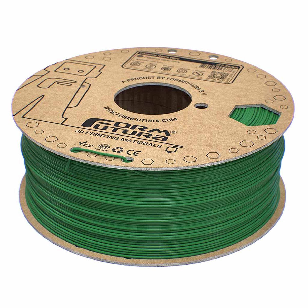 FormFutura EasyFil ePLA Filament - 1.75 mm - Green - 1000 gram