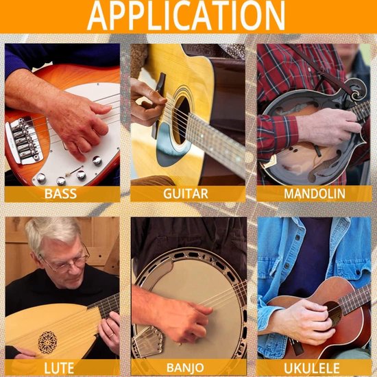 Kit de réparation de guitare - Ensemble de 15 outils d'entretien