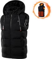Verwarmde Bodywarmer - Heated Vest - Elektrische Bodywarmer - Water Afstotend - Comfortabel - Oplaadbaar - Heren - Maat L - Zwart