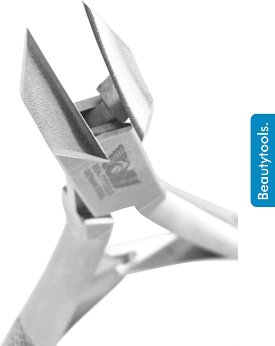 PROMO ! Coupe-ongles Beautytools / Coupe-ongles INOX pour ongles durs et ongles à la chaux - Pince à coupe transversale (coupe-tête) - Mâchoire 21 mm (NN-0003)