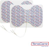TensCare - Vlinder Elektrodenpads - Vlindervormige Elektrodenpads (105 x 155 mm) - Set van 2 - Voor Pijnverlichting en Spierversteviging - Herbruikbaar en Huidvriendelijk