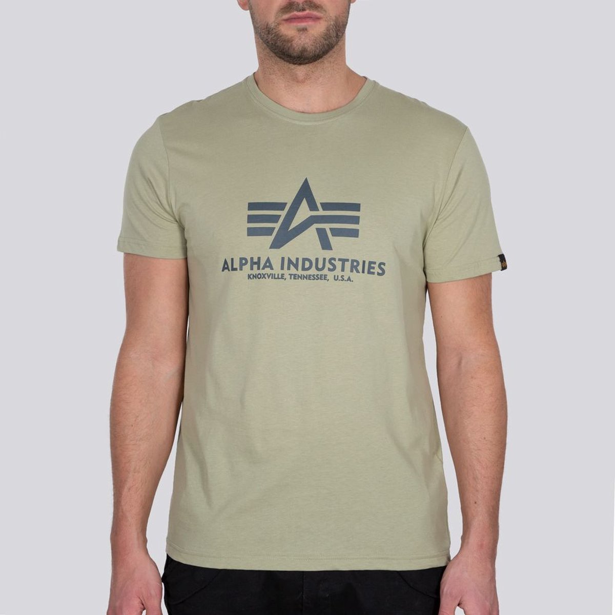 Alpha Industries Basic T-Shirt Light Olive-L