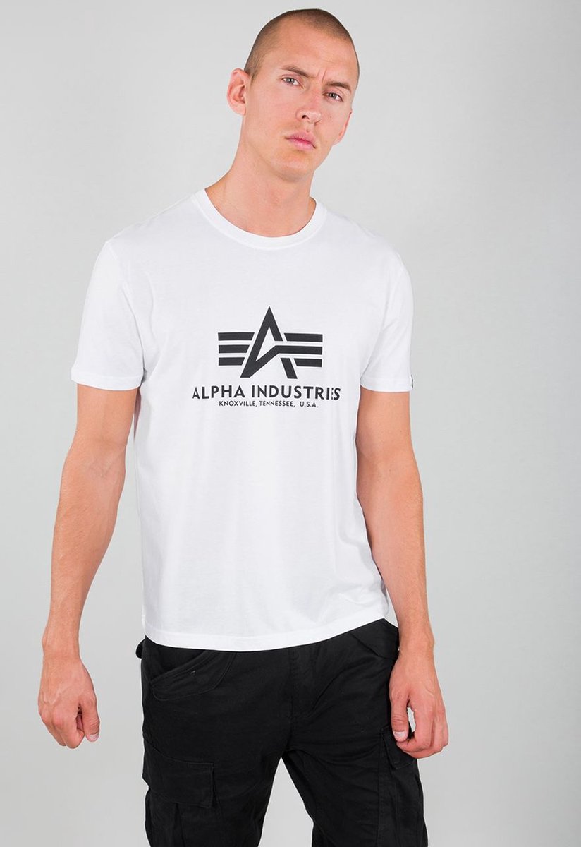 Alpha Industries Basic T-Shirt White-M