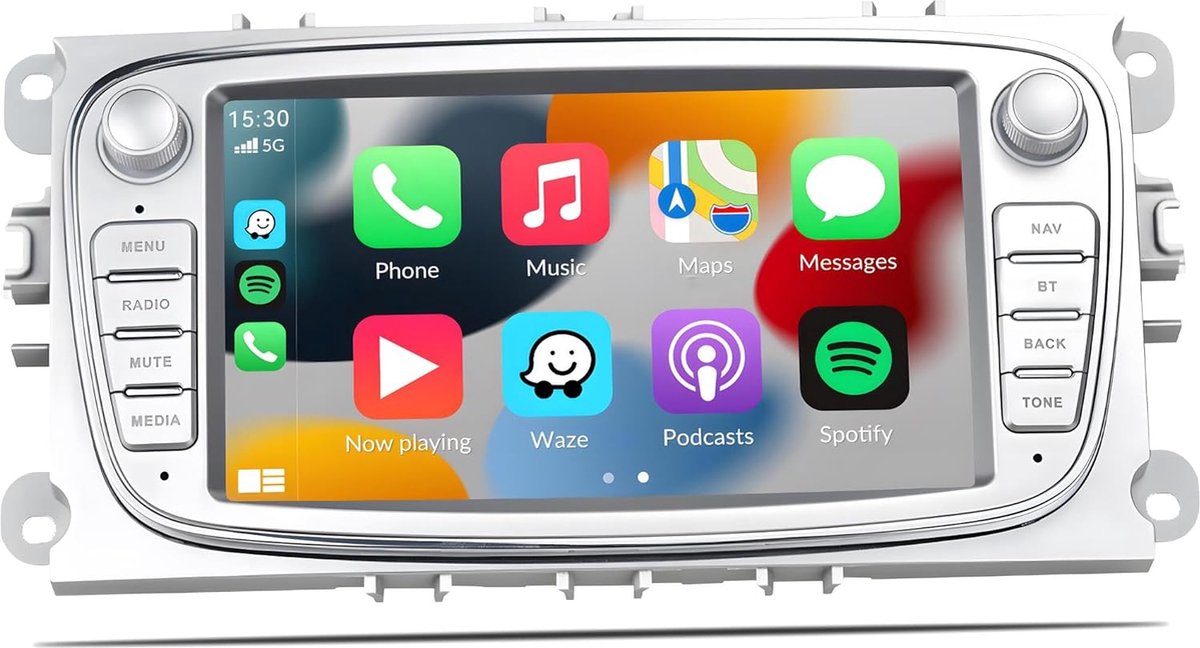 SIXTOP - Android 11 Auto Stereo - Ford Focus & Kuga - Apple Carplay & 7-inch Touchscreen