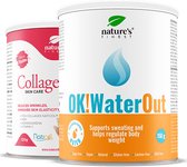 Collagen SkinCare + OK! Waterout - Snelle transformatie voor elastische en stevige huid op elk lichaamsdeel - Naticol® collageen
