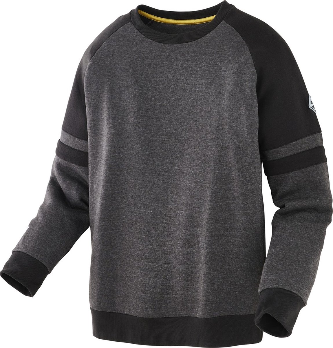 Roadsign Rundhalsshirt Anthrazit/Schwarz-2XL