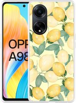 Cazy Hoesje geschikt voor Oppo A98 5G Lemons