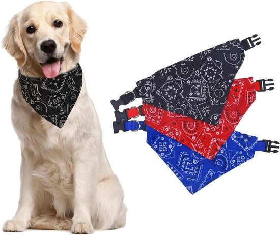 Hundehalstücher Mit US-Flagge – 2 Stück, Für Kleine Bis Große Hunde, 100% Polyester