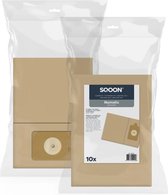 SQOON® - Stofzuigerzakken geschikt voor Numatic Henry, Hetty & PPR240 series - NVM 1 B/C - Model 604100 - 10 stuks Papieren zakken