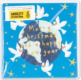 Amnesty International - Vredesduif - Kerstkaarten - 3 pakjes - 8-delig