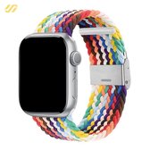 Geschikt voor Apple Watch bandje - Nylon Stretch - Pride - 42/44/45mm - Voor iWatch 1,2,3,4,5,6,7,8,9,SE,Ultra