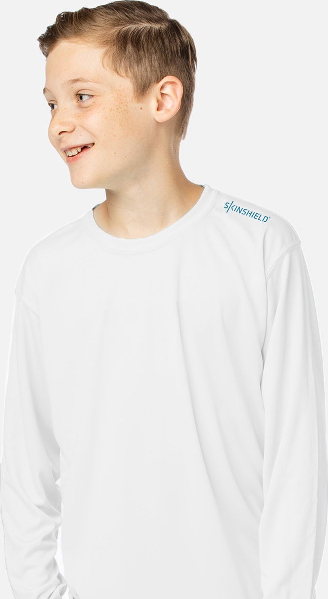 Vapor Apparel - UV - shirt met lange mouwen voor kinderen - wit