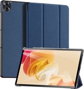 Dux Ducis - Tablet hoes geschikt voor OPPO Realme Pad 2 - 11.5 Inch - Domo Series - Tri-Fold Book Case - Donker Blauw