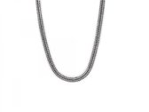 SILK Jewellery - Zilveren Collier / Ketting - Classic Chevron - 236.50 - Maat 50
