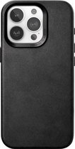 Bio Leather Case MagSafe - iPhone 15 Pro - Zwart