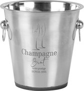 Seau à Champagne de Luxe avec anses - 22x21cm