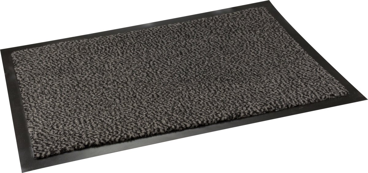 Buemag Deurmat binnen - zwart - 60 x 40 cm - anti slip - droogloopmat