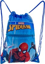 Spiderman - Gymtas - Zwemtas - 42 X 40 Cm - Polyester - Blauw