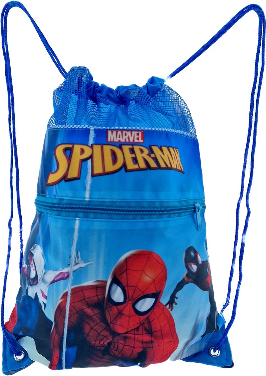 Marvel Sporttas Spider-man Junior 42 X 40 Cm Polyester - Blauw