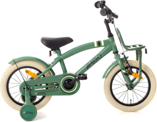 Vélo pour enfants AMIGO 2Cool - Vélo pour garçon de 14 pouces - avec  Roues... | bol