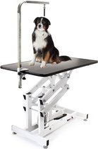 MaxxPet Trimtafel voor honden – Trimtafel met Aanlijnoptie - Hydraulisch verstelbaar - 108x60x160cm