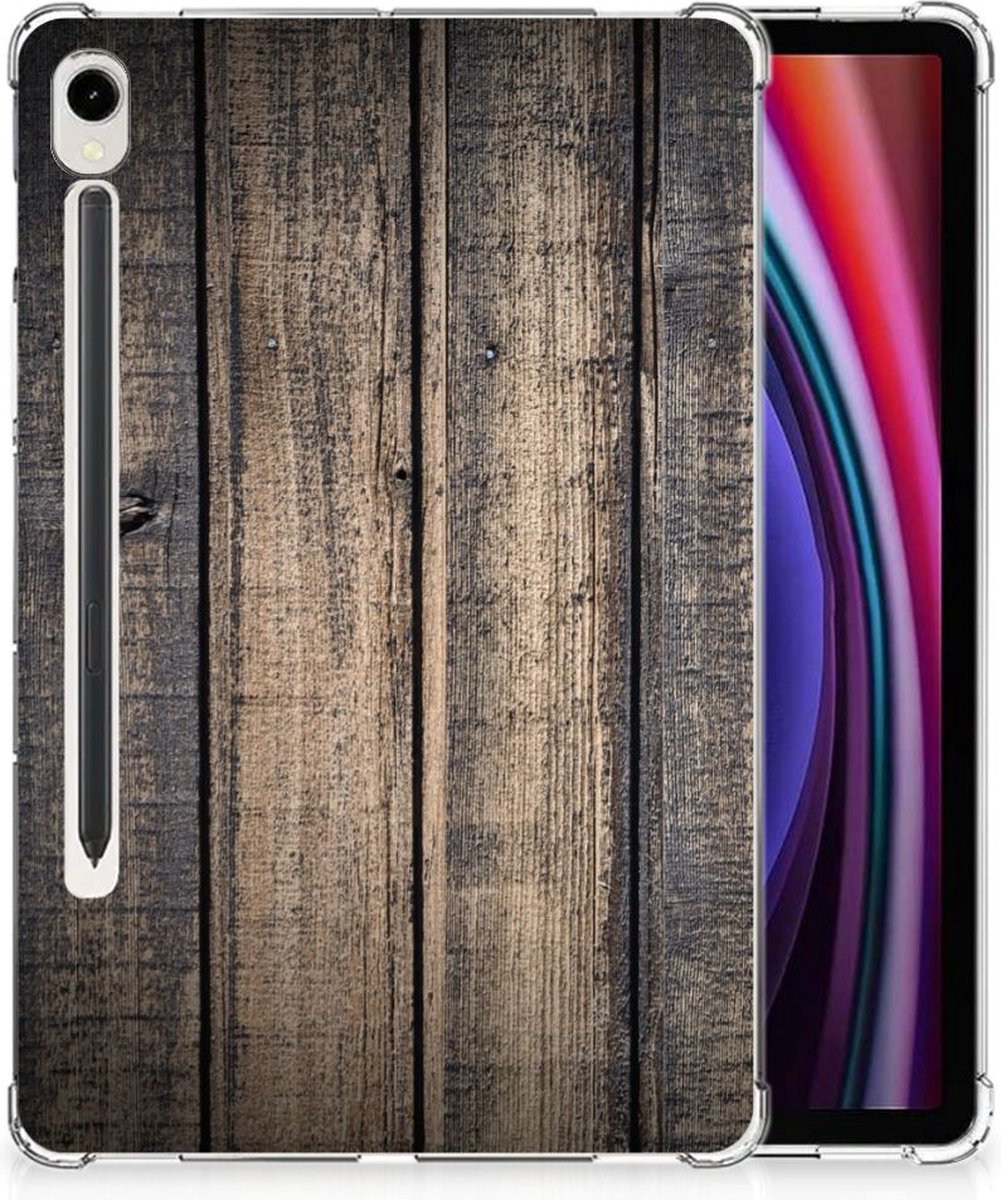 Samsung Galaxy Tab S9 Silicone Tablet Hoes Steigerhout